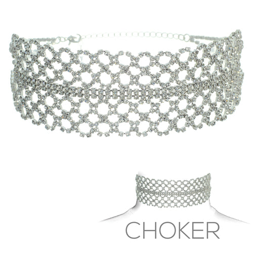 Zoe SIL Round Pattern Choker