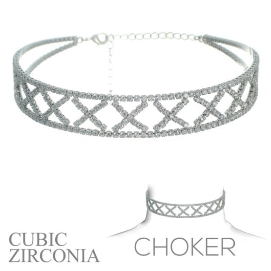 Lily SIL CZ Choker Cubic Zirconia