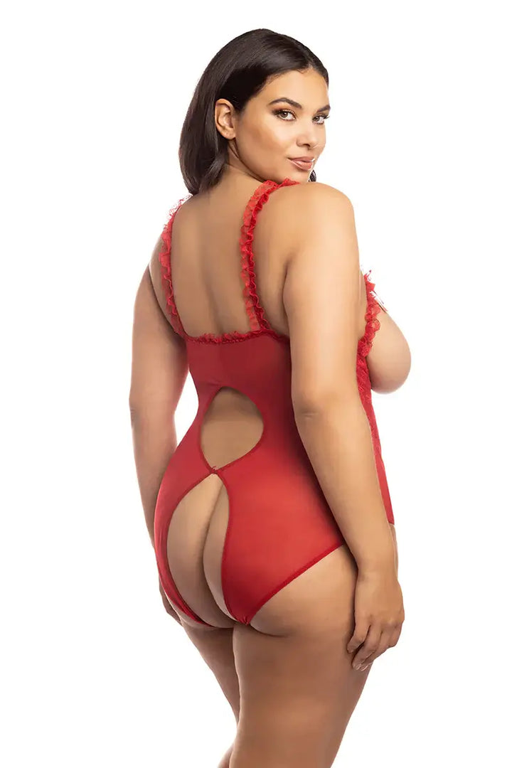 Curvy Amber Open Cup Teddy