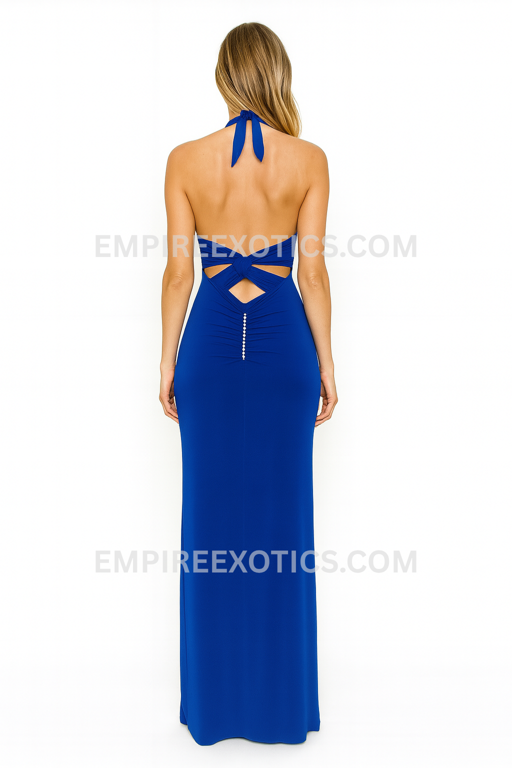 Line Halter Top Adjustable Dress