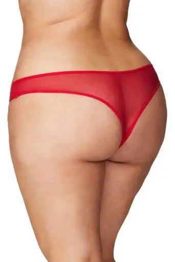 Curvy Paradise Lace Pearl Thong