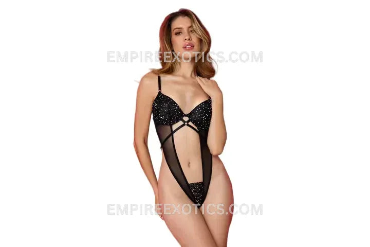 Crystal Lace Romance Teddy