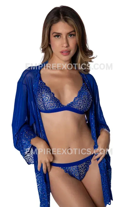 Crystal Lace Bralette Set