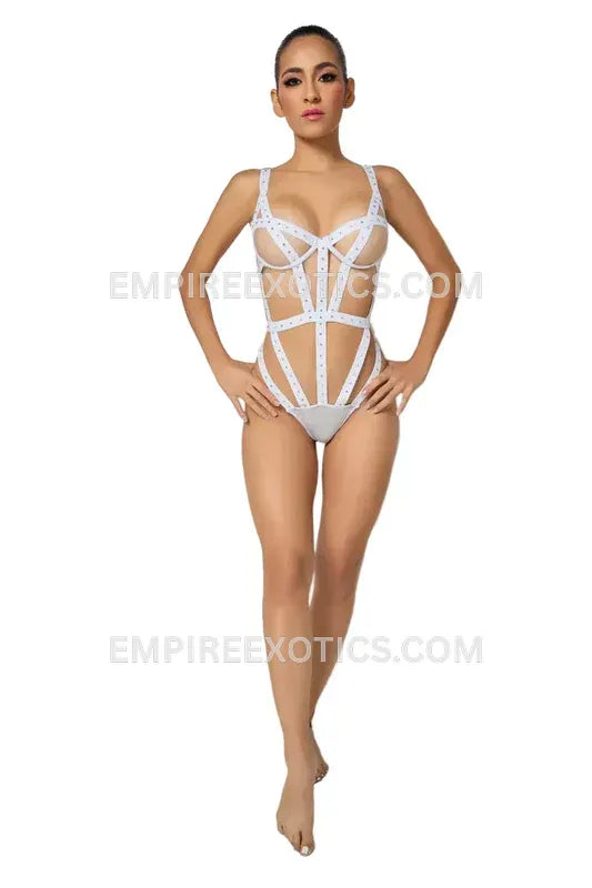 Crystal Bondage Teddy