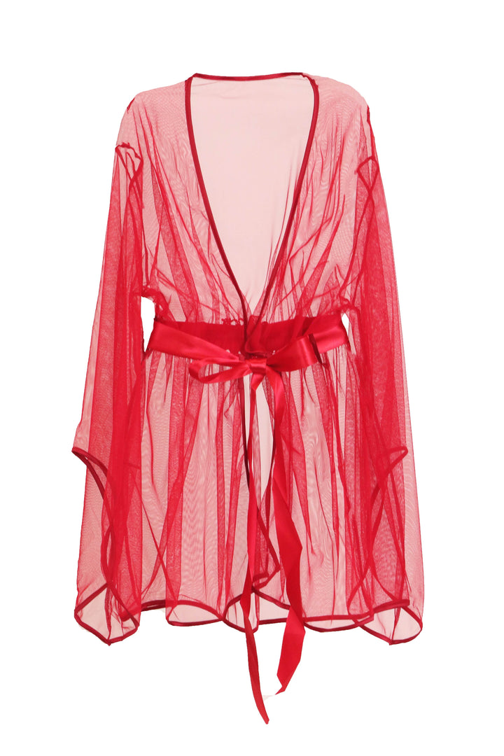 Sheer Shortie Robe