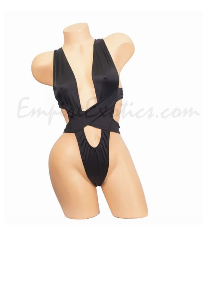 Line Cross Front Bodysuit