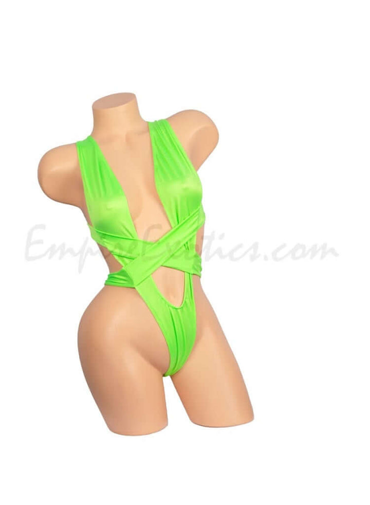 Line Cross Front Bodysuit