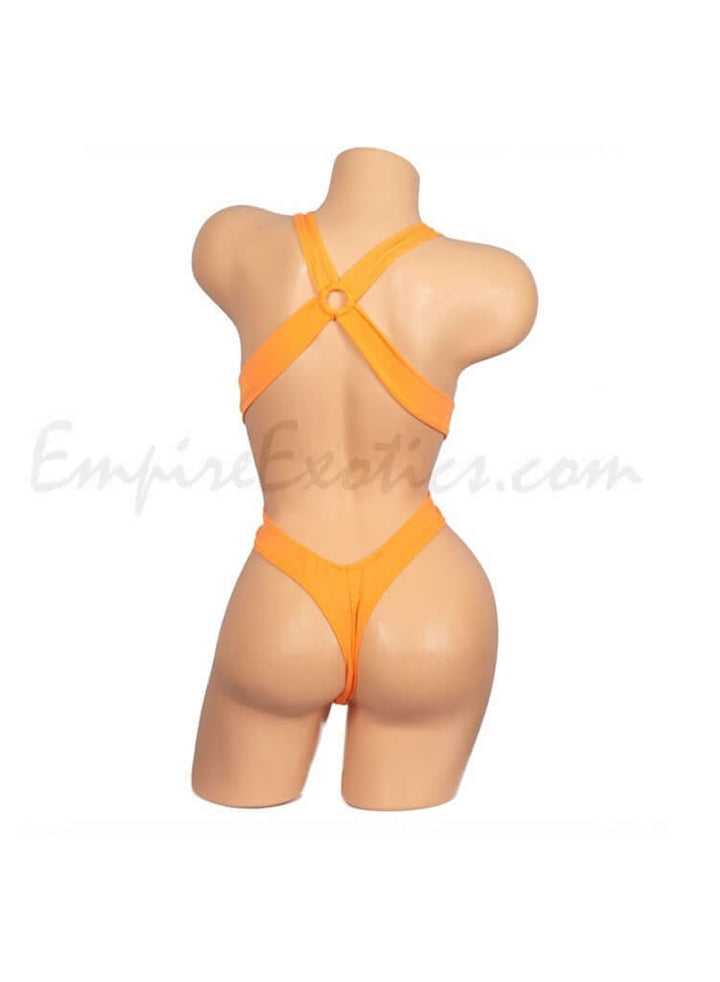 Line Cross Front Bodysuit