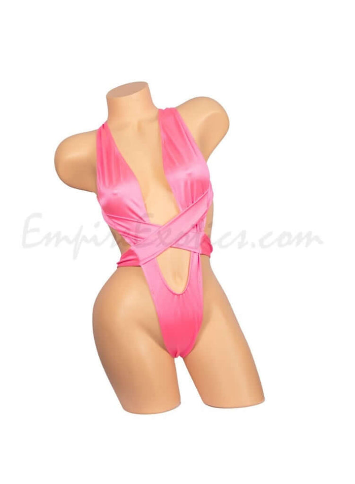 Line Cross Front Bodysuit
