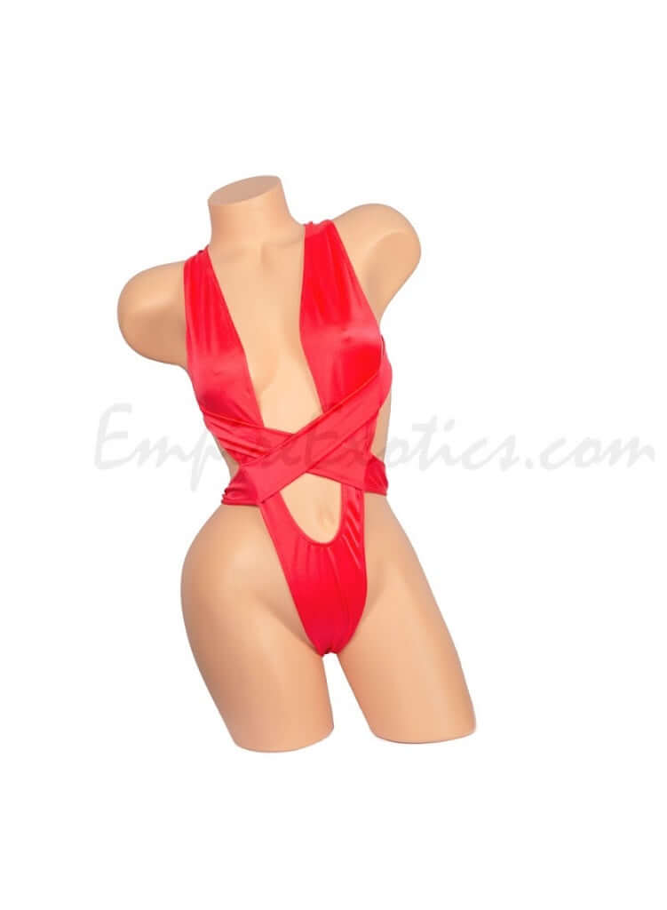 Line Cross Front Bodysuit